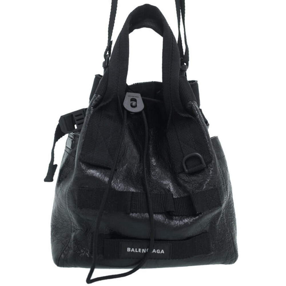 Balenciaga Army Shoulder Bag Black